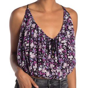 💙2xHP💙 Free People Daisy Babe Flowy Floral Crop Top XS